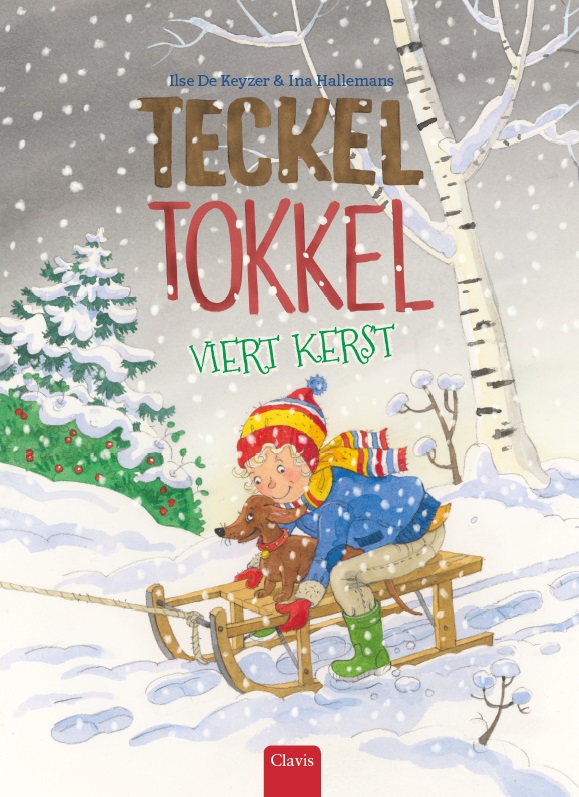 Omslag van Teckel Tokkel viert kerst
