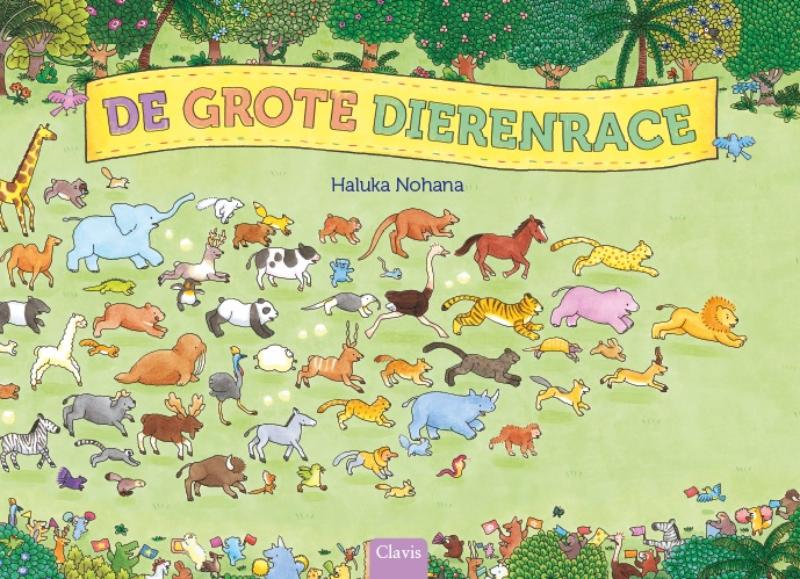 Omslag van De grote dierenrace