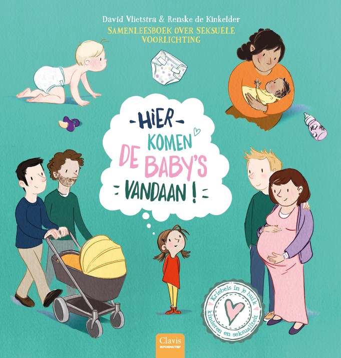 Omslag van Hier komen de baby's vandaan!