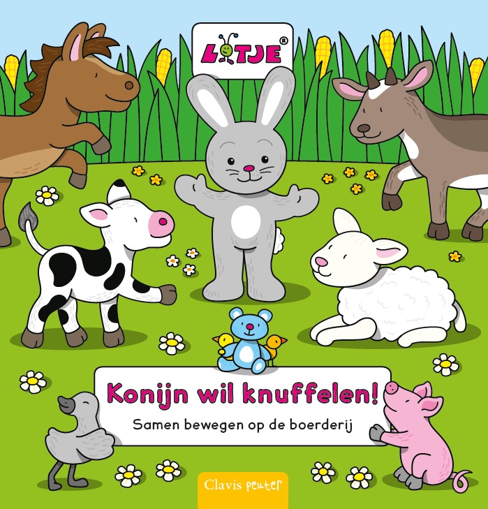 Omslag van Konijn wil knuffelen!