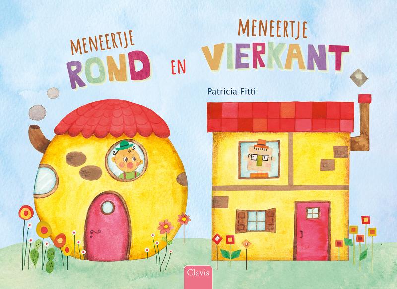 Omslag van Meneertje Rond en meneertje Vierkant