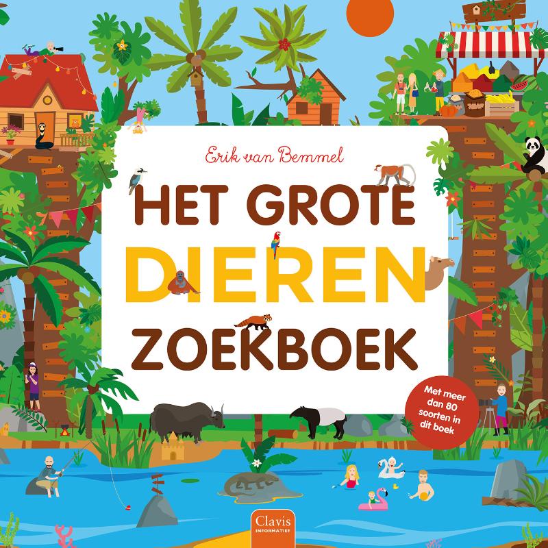 Omslag van Het grote dierenzoekboek