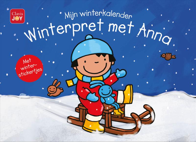 Omslag van Mijn winterkalender. Winterpret met Anna