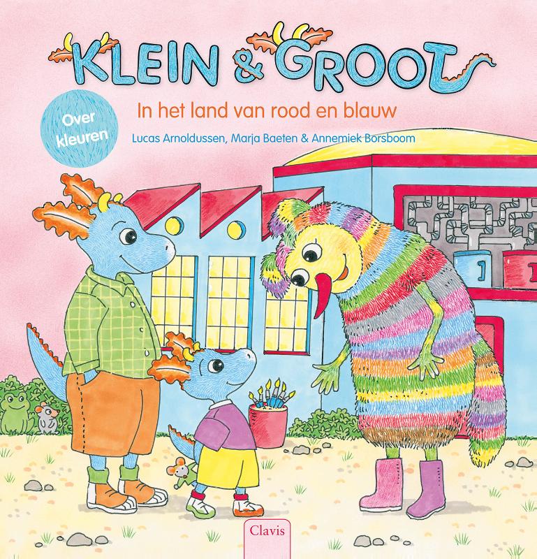 Omslag van Klein en Groot. In het land van rood en blauw (over kleuren)