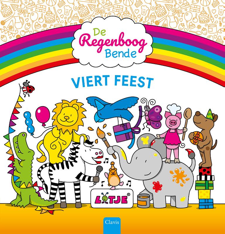 Omslag van De Regenboogbende viert feest