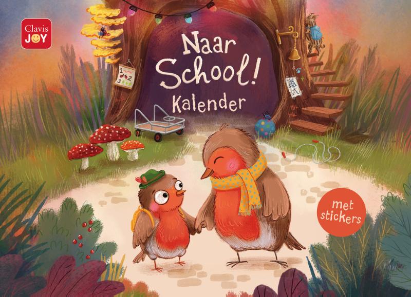 Omslag van Naar school!