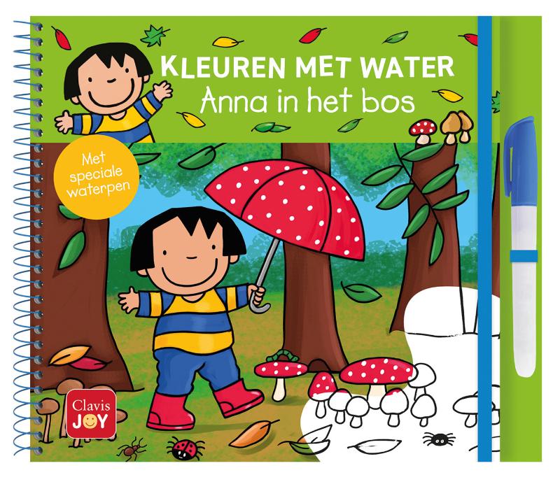 Omslag van Kleuren met water. Anna in het bos