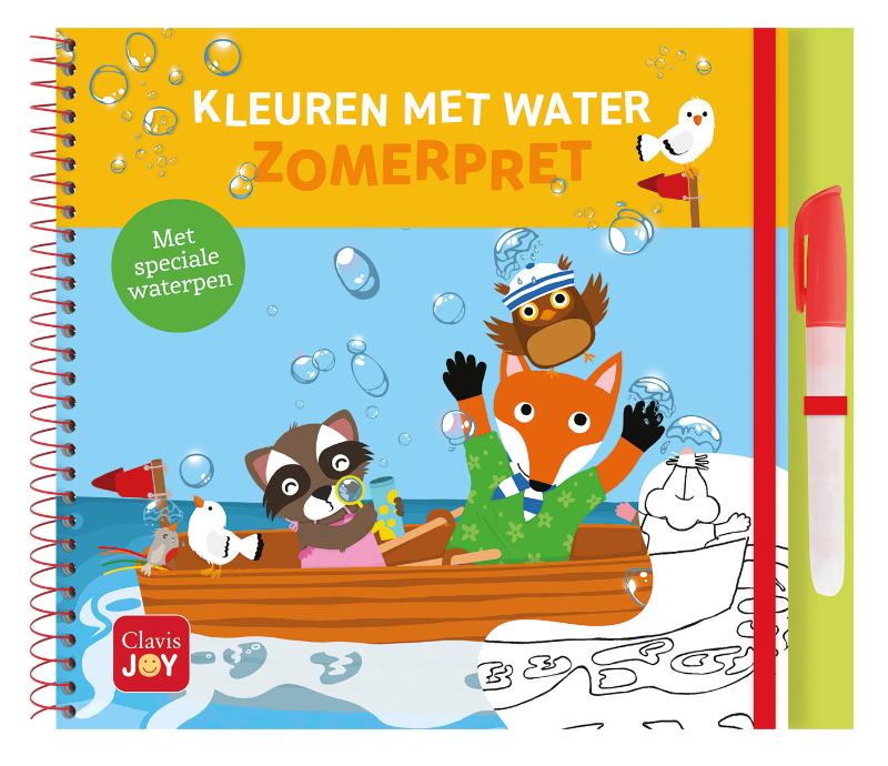 Omslag van Kleuren met water. Zomerpret