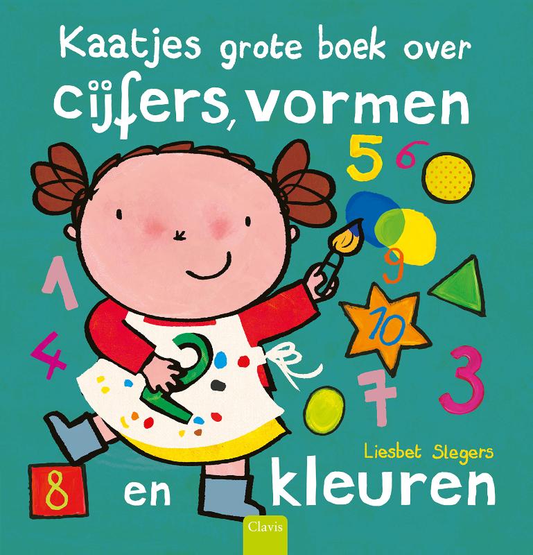 Omslag van Kaatjes grote boek over cijfers, vormen en kleuren