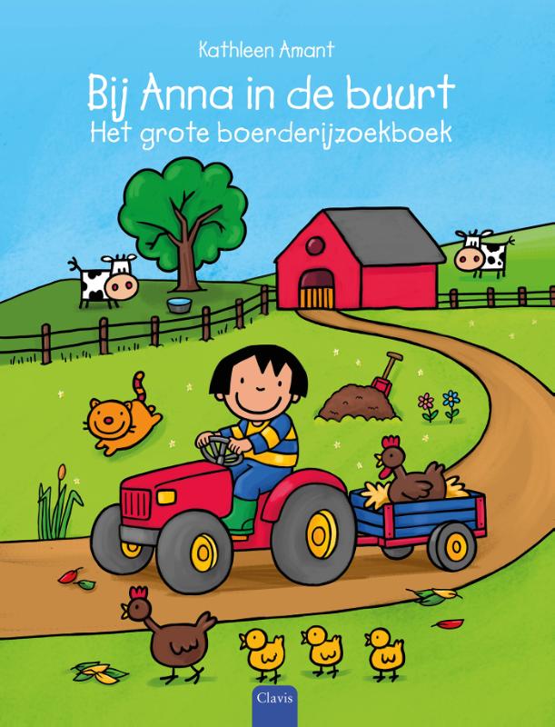 Omslag van Bij Anna in de buurt. Het grote boerderijzoekboek
