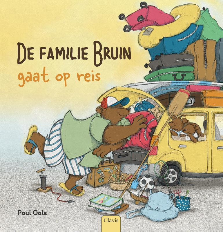 Omslag van De familie Bruin gaat op reis