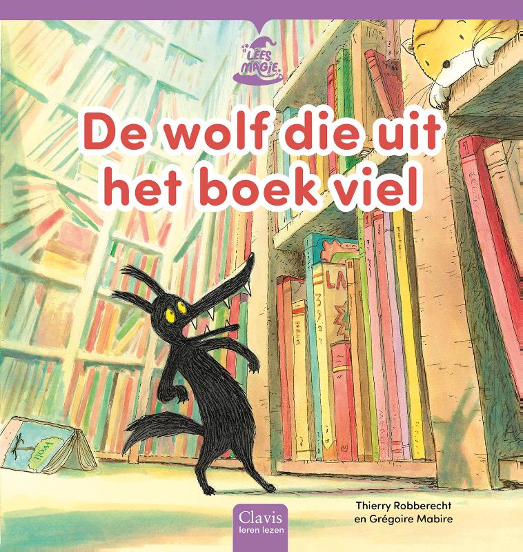 Omslag van De wolf die uit het boek viel
