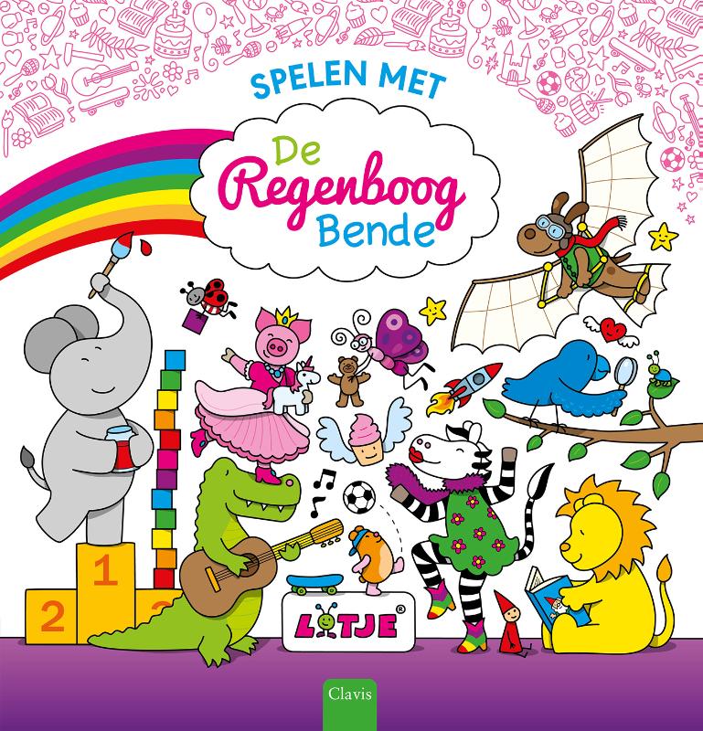Omslag van Spelen met de Regenboogbende