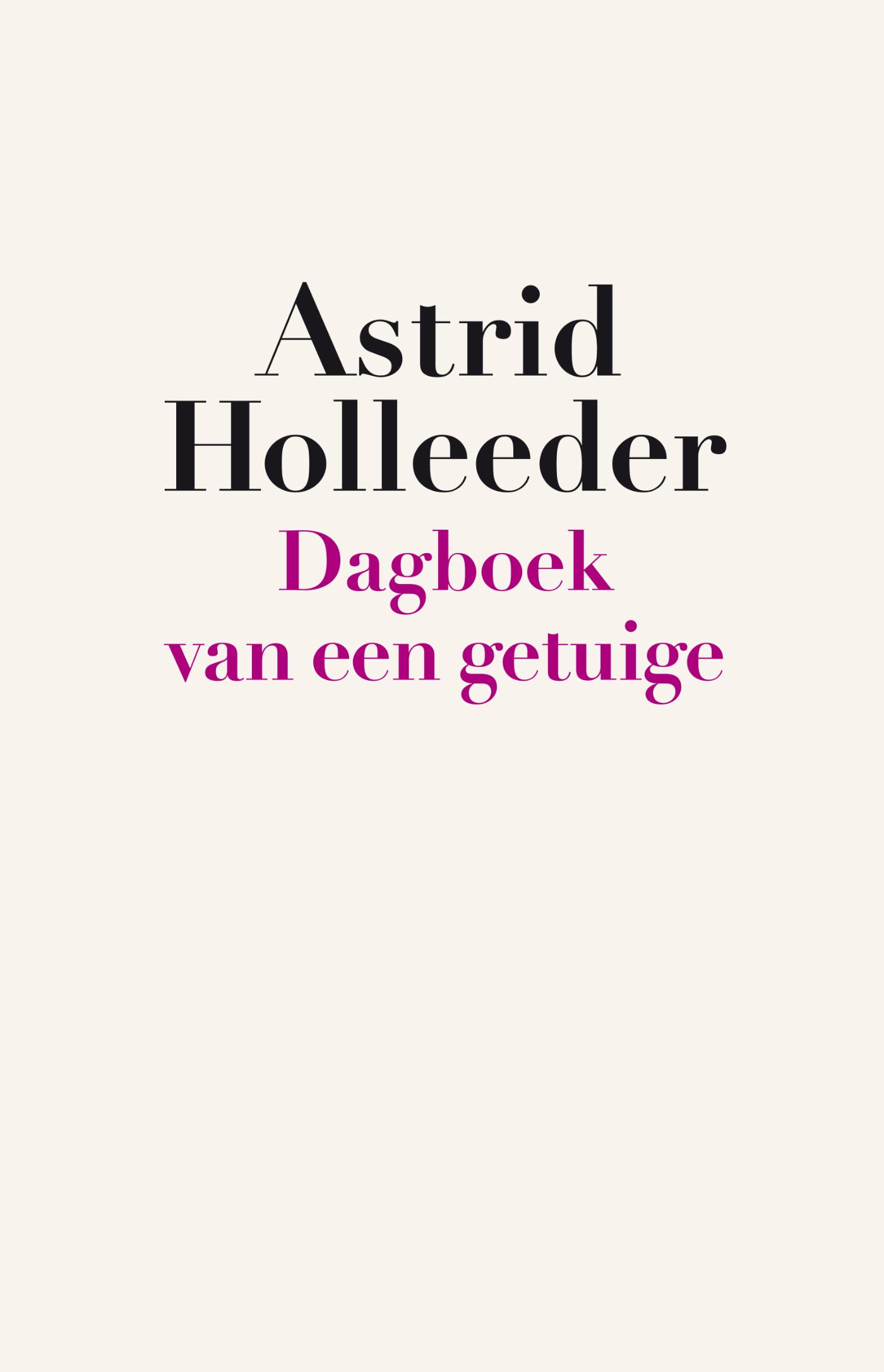 Omslag van Dagboek van een getuige