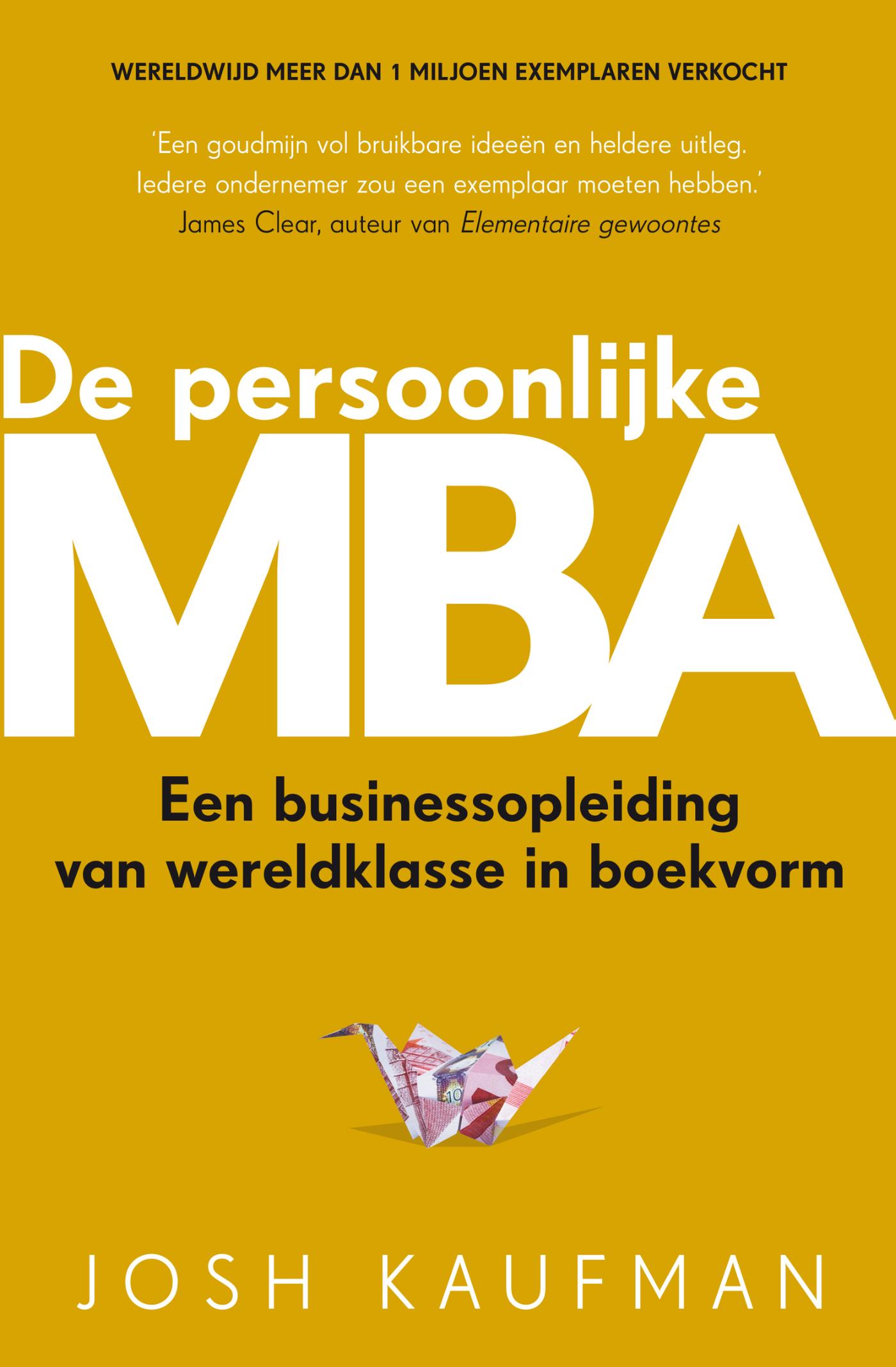 Omslag van De persoonlijke MBA