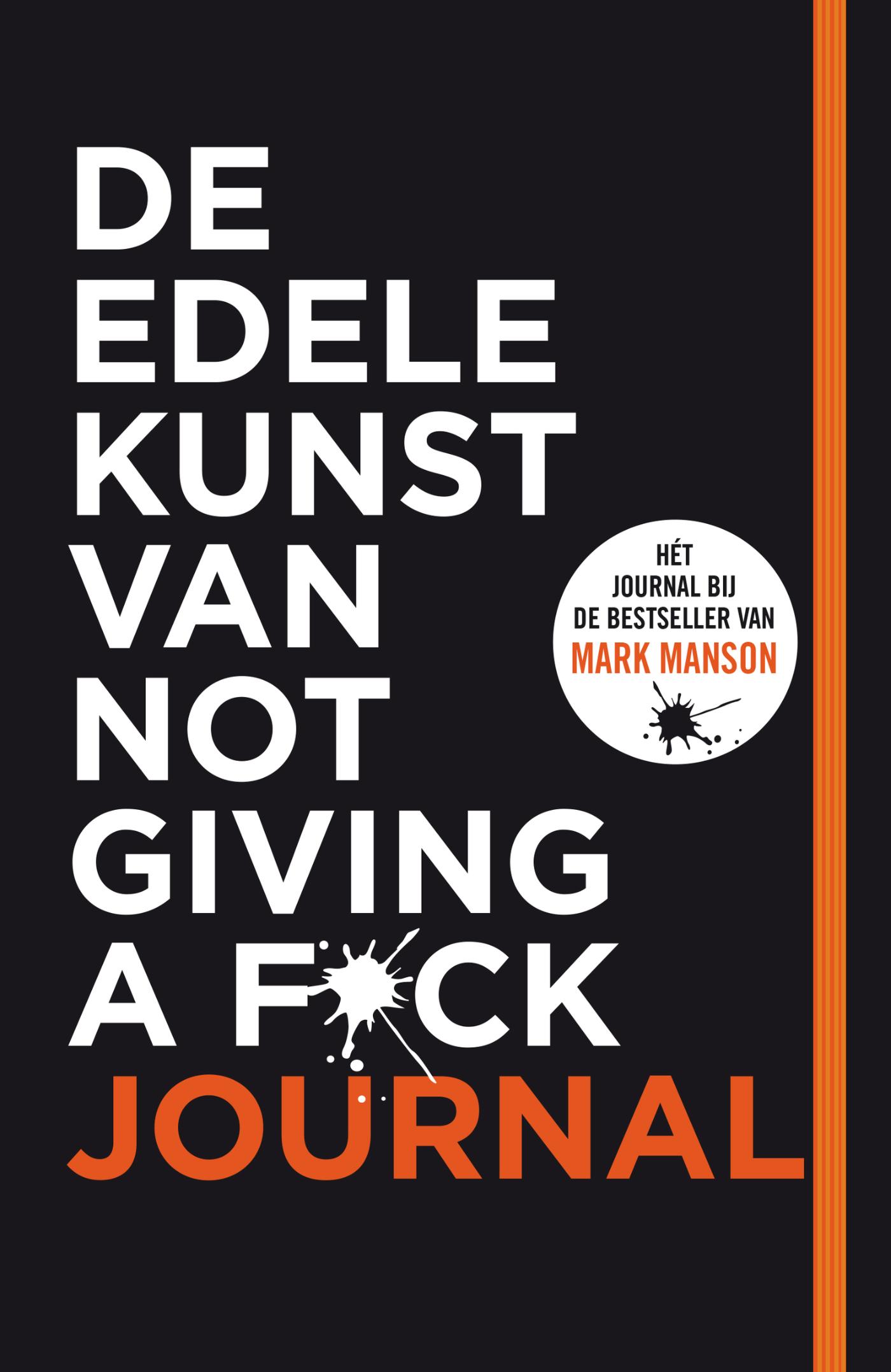 Omslag van De edele kunst van not giving a f*ck journal