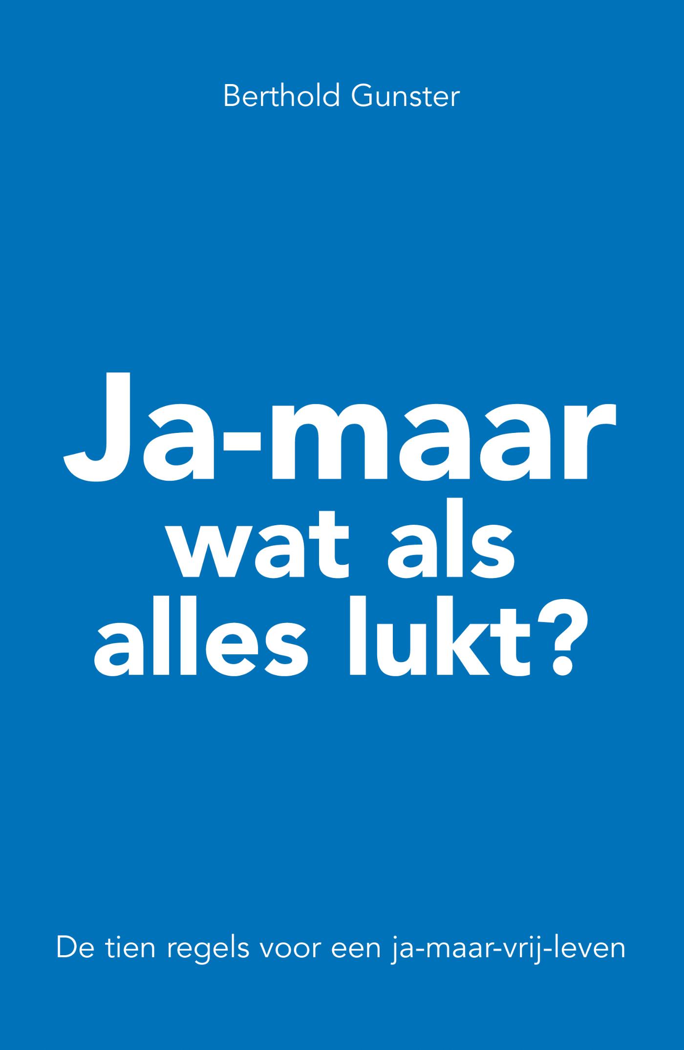Omslag van Ja-maar wat als alles lukt?