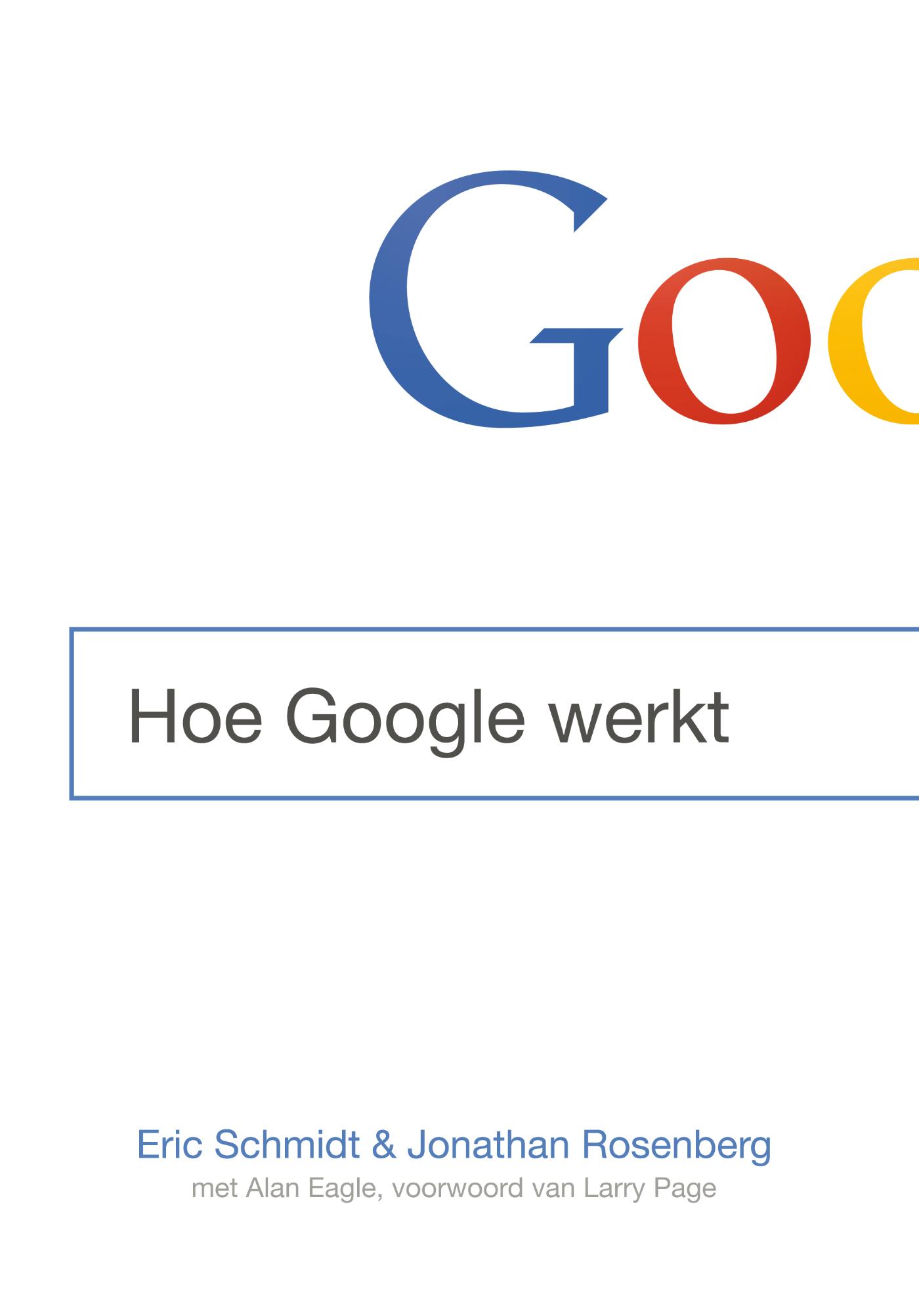 Omslag van Hoe Google werkt
