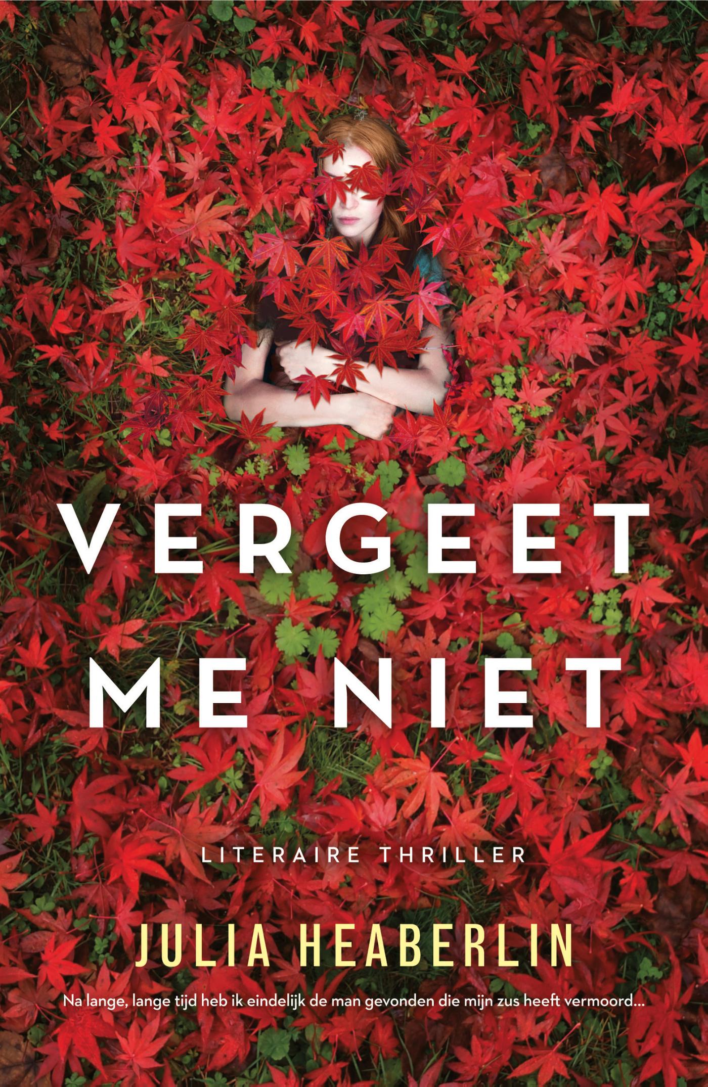 Omslag van Vergeet me niet
