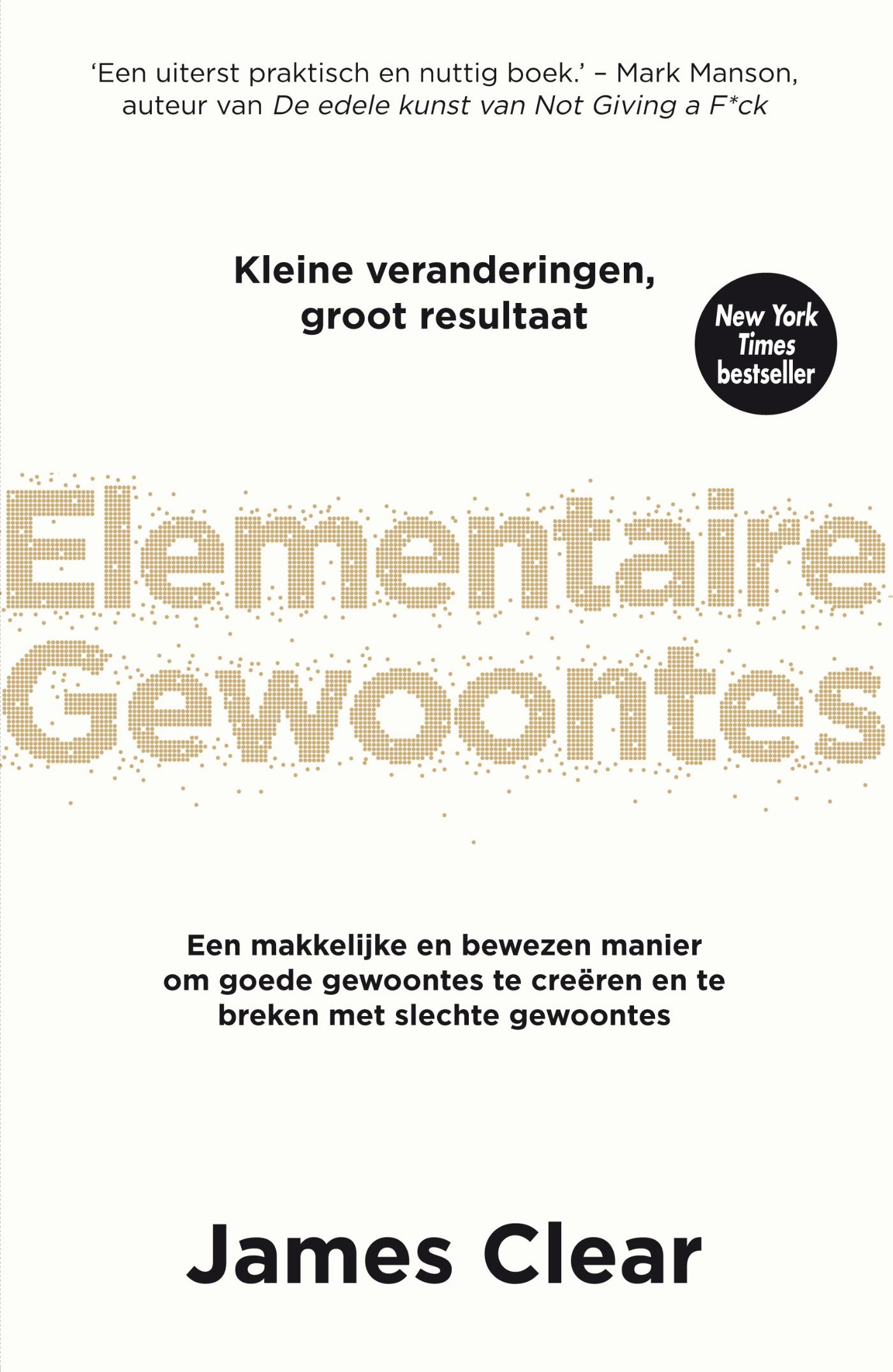 Omslag van Elementaire gewoontes