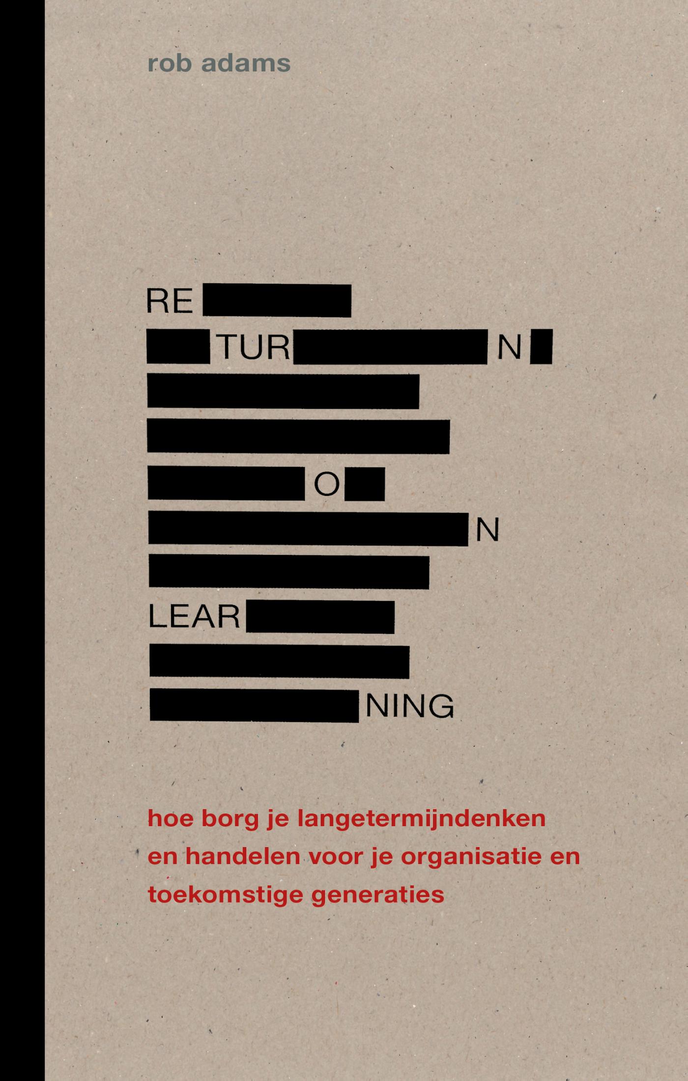 Omslag van Return on learning