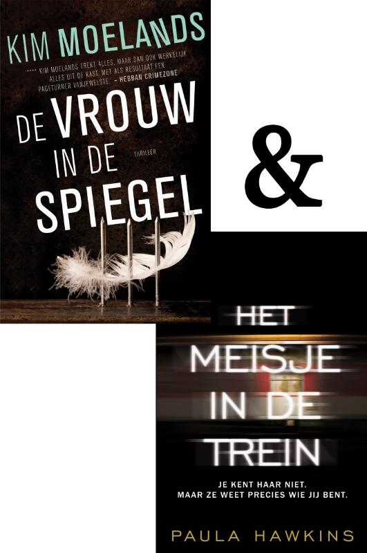Omslag van Het meisje in de trein + Vrouw in de spiegel