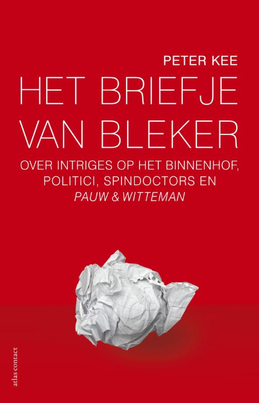 Omslag van Het briefje van Bleker