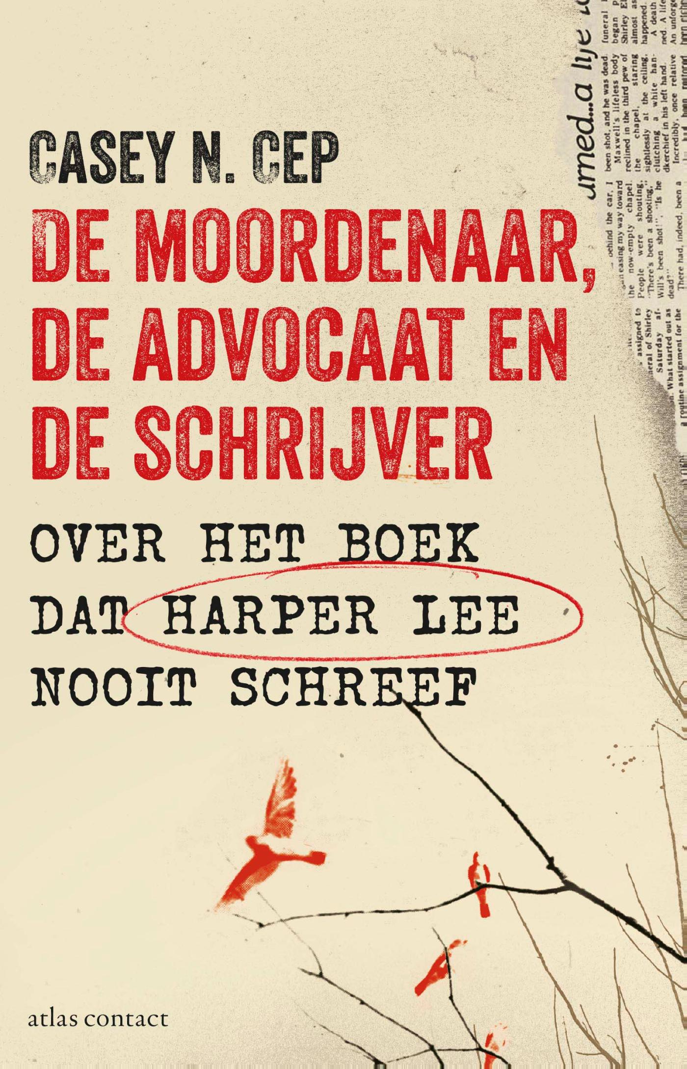 Omslag van De moordenaar, de advocaat en de schrijver