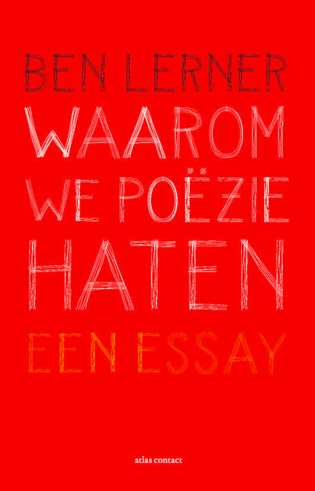 Omslag van Waarom we poëzie haten