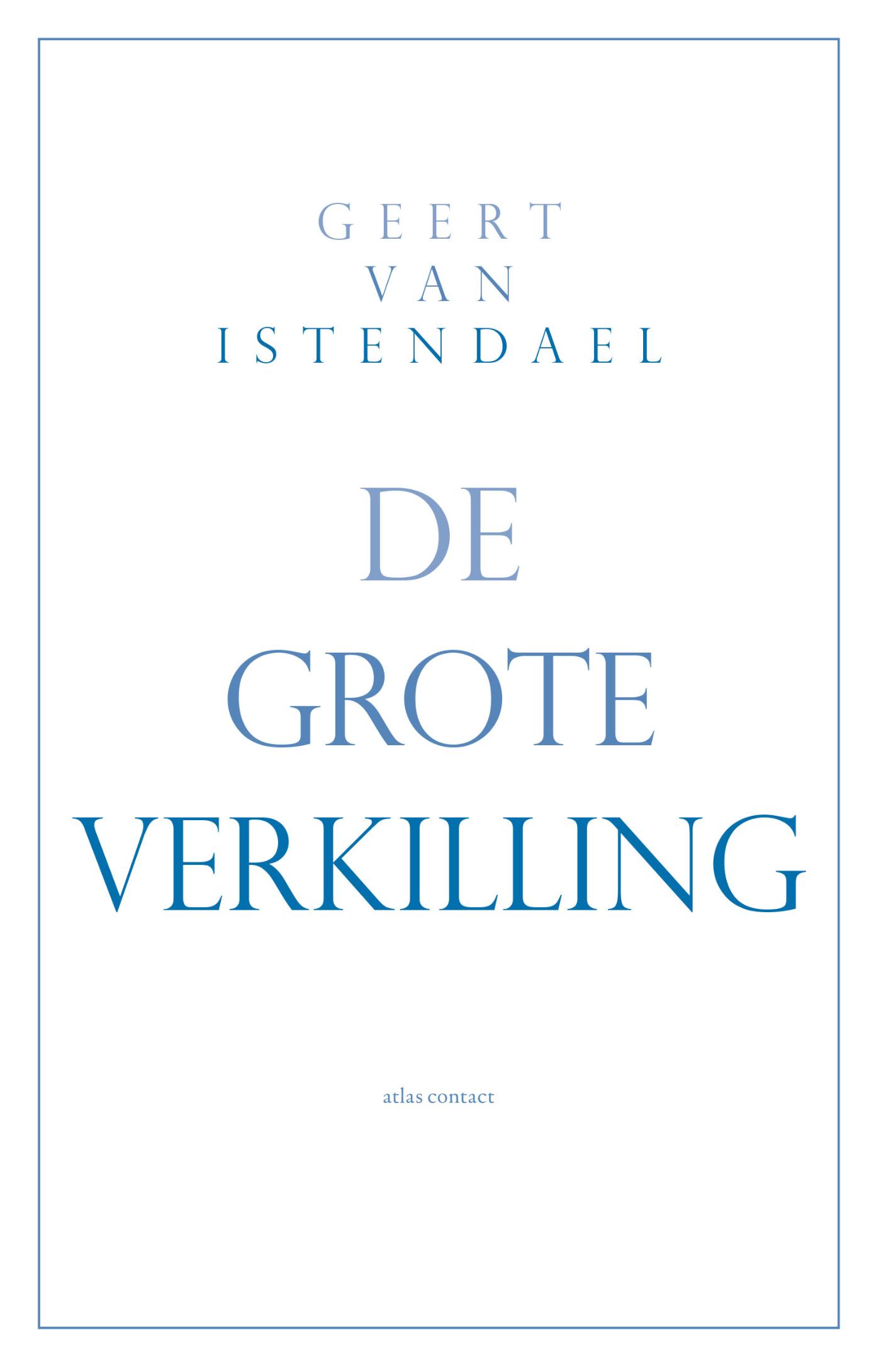 Omslag van De grote verkilling