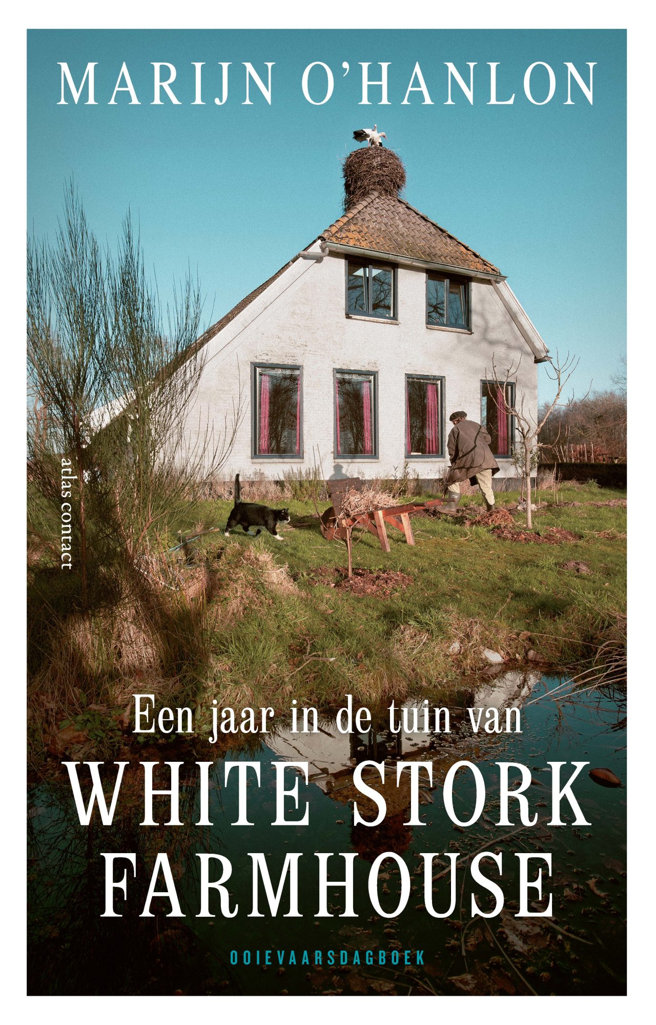 Omslag van Een jaar in de tuin van White Stork Farmhouse