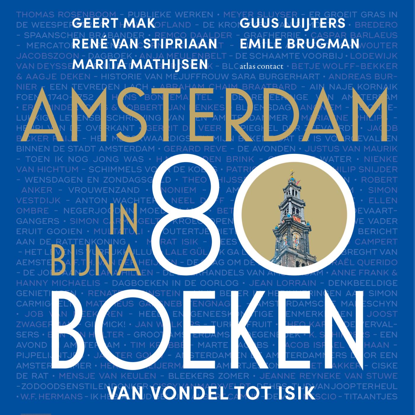 Omslag van Amsterdam in bijna 80 boeken