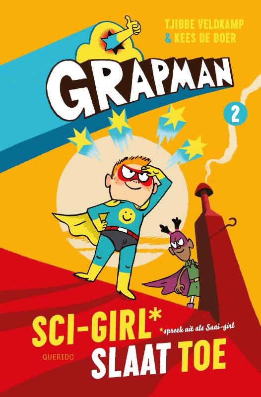 Omslag van Grapman. Sci-Girl slaat toe