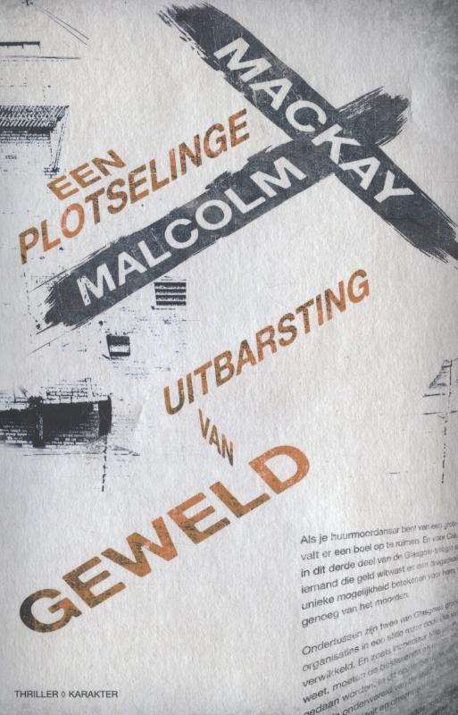 Omslag van Een plotselinge uitbarsting van geweld
