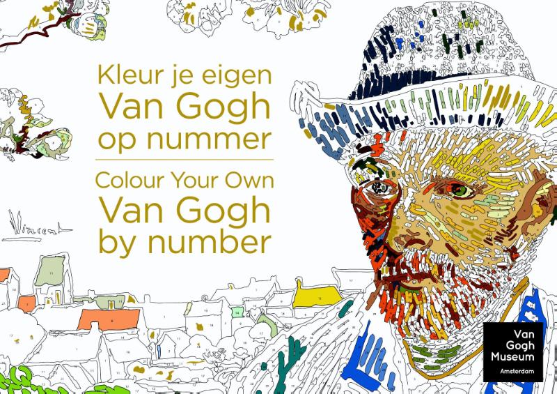 Omslag van Kleur je eigen Van Gogh op nummer; Colour your own Van Gogh by number