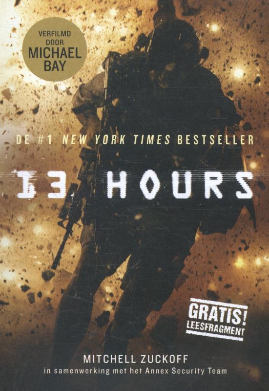 Omslag van 13 Hours-pakket gratis leeskatern