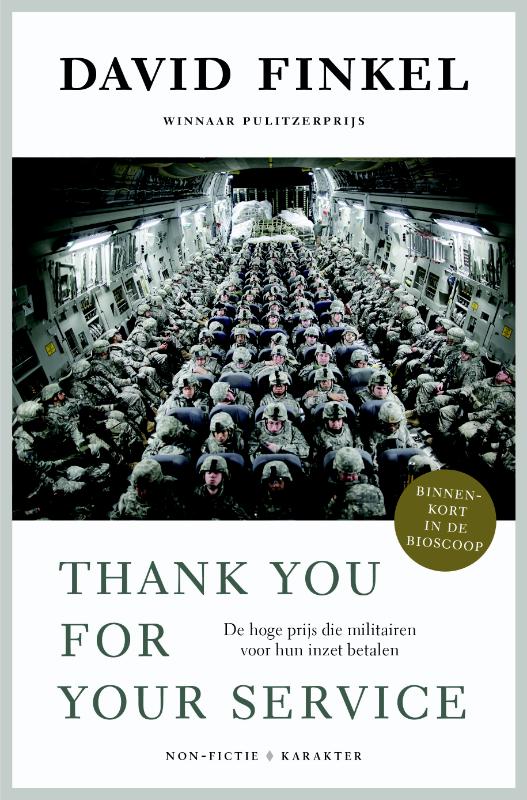 Omslag van Thank you for your service