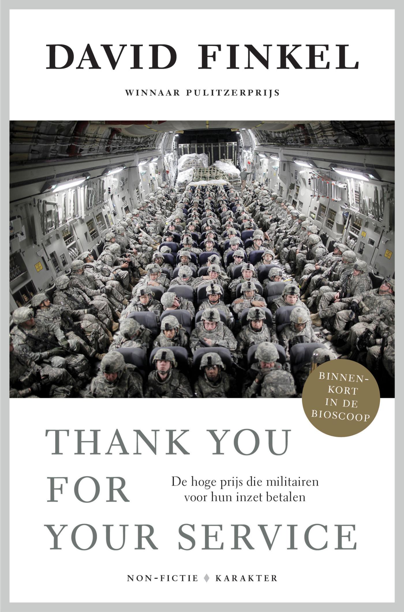 Omslag van Thank you for your service