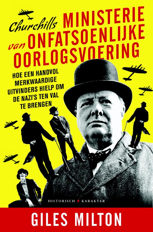 Omslag van Churchills ministerie van onfatsoenlijke oorlogsvoering