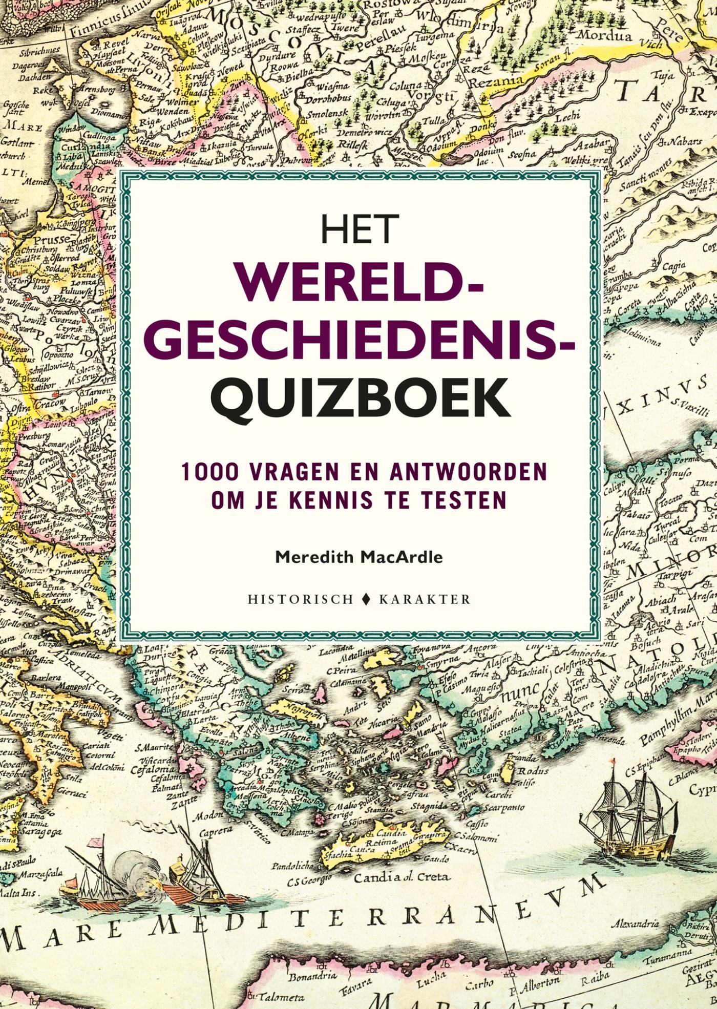 Omslag van Het wereldgeschiedenis-quizboek