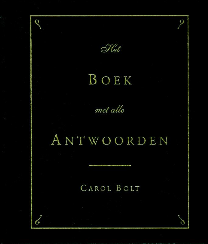 Omslag van Het boek met alle antwoorden - mini