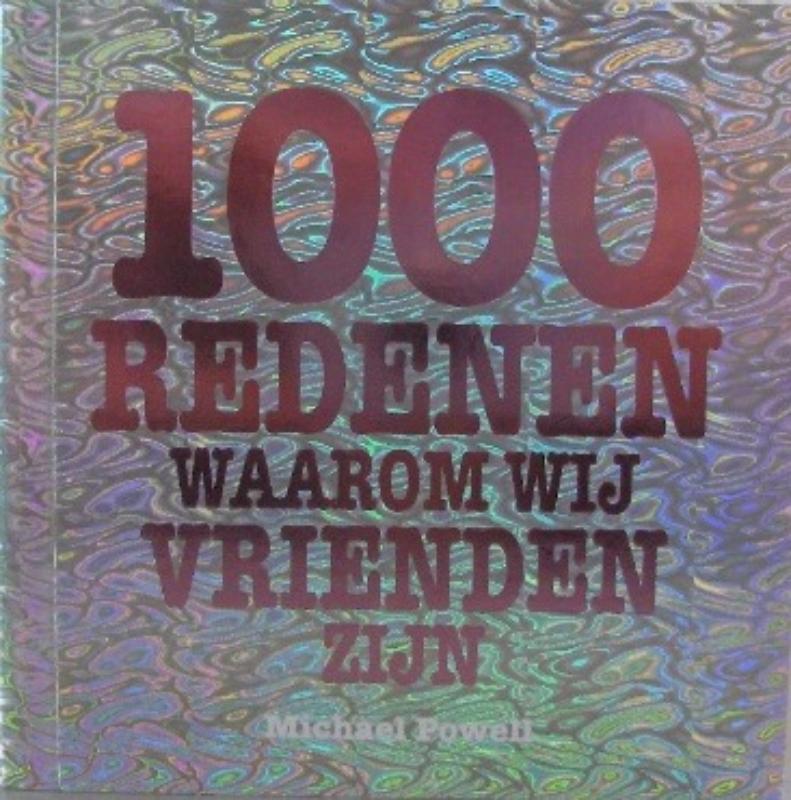 Omslag van 1000 redenen waarom we vrienden zijn