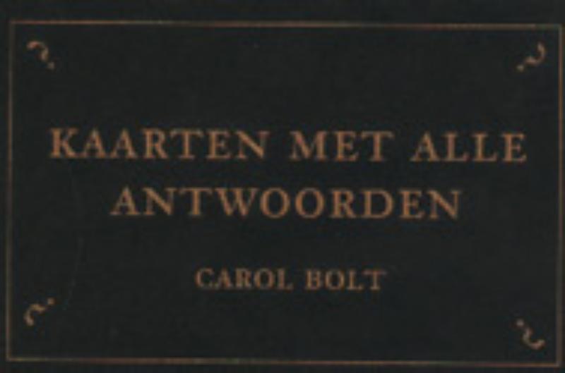 Omslag van Kaarten met alle antwoorden