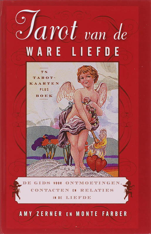 Omslag van Tarot van de ware liefde boek met kaarten