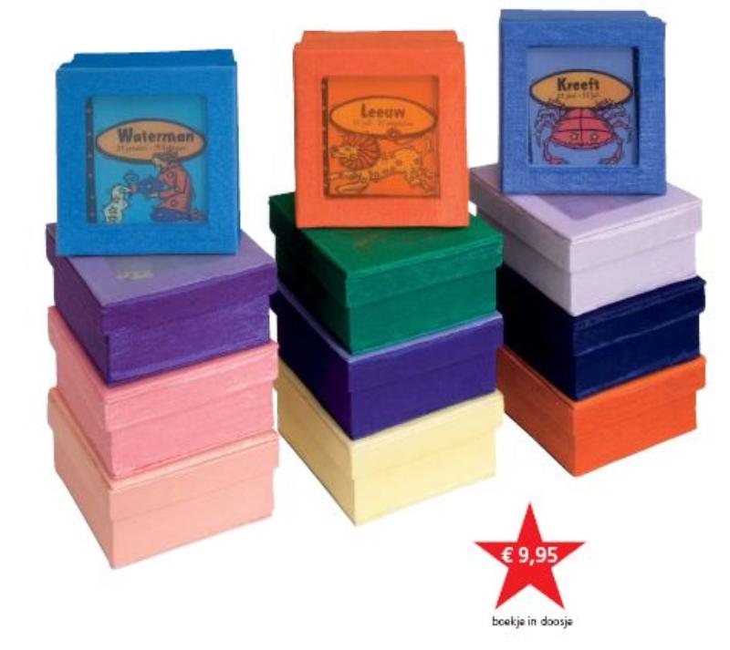 Omslag van Astrologie mini display met 12 x 2 boeken + doosjes