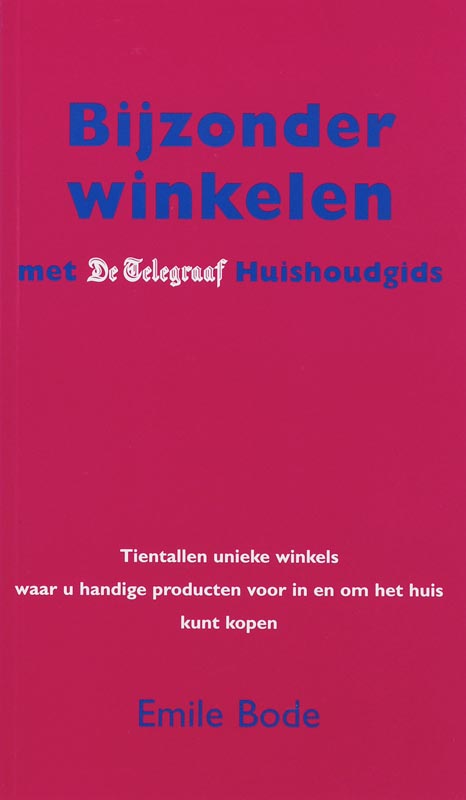 Omslag van Bijzonder winkelen met de Telegraaf Huishoudgids