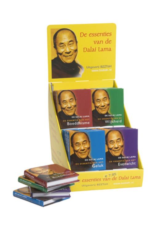 Omslag van Display Essenties van de Dalai Lama 4 x 6 boekjes