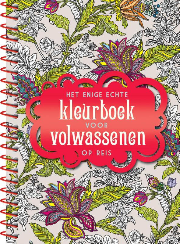 Omslag van Het enige echte kleurboek voor volwassenen op reis