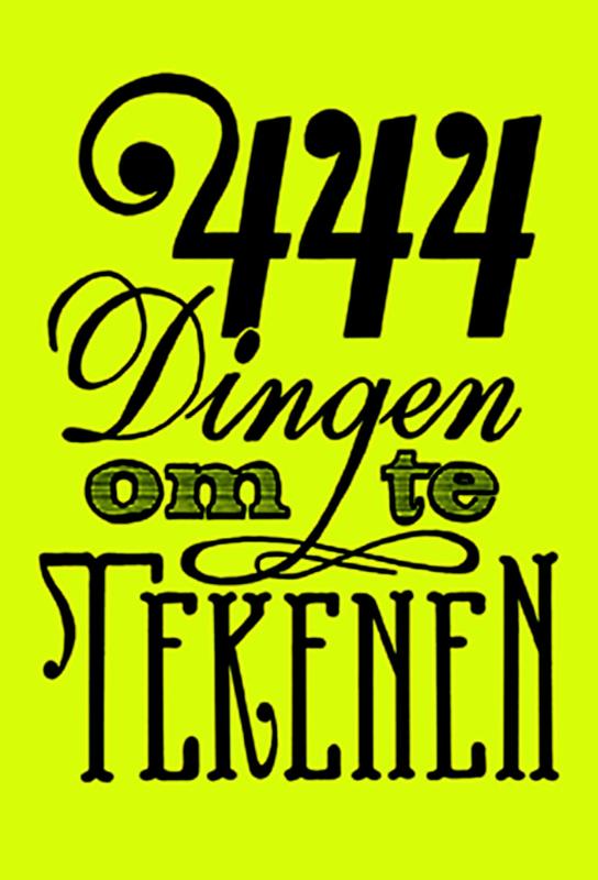 Omslag van 444 dingen om te tekenen