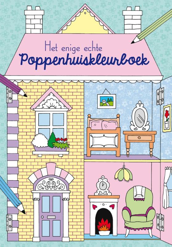 Omslag van Het enige echte poppenhuiskleurboek